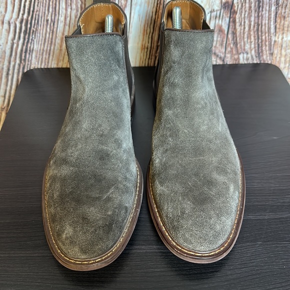 Nordstrom Men’s Shop Suede Chelsea Boots Mens Sz 7M - Picture 4 of 10